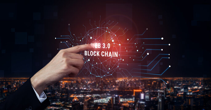 Web 3.0 and Blockchain technology as the foundation for a decentralized web. A concept of a distributed ledger system for the future internet. Motif