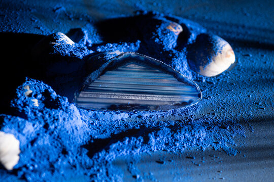 entre vague et bleu