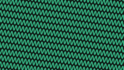 Green zigzag lines pattern seamless diagonal texture on dark background © edi