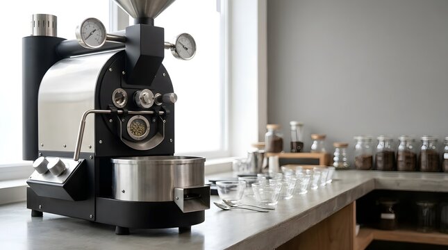 Coffee Sample Roaster Machine In Small Batch Lab