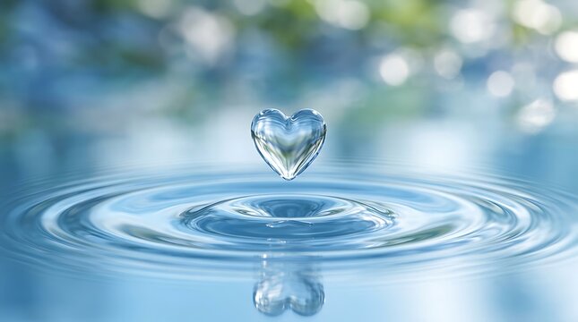 A sparkling cut diamond creates a beautiful splash as it enters clear water