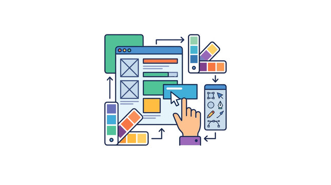 Web Design Process Workflow UI UX Wireframe Mockup Tools