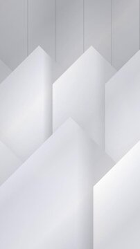 House shape geometric prisms seamless loop motion background