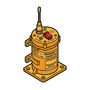 Isolated Emergency Transmitter Device