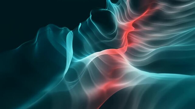 Cells Flow Program Concept Cellular Network Microscopic Motion And Biological Pathways Illustrating Dynamic Cells Flow Program Concept in Medical Science Visualization