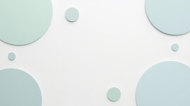 Minimal healthcare template with pale blue circle and clean white background