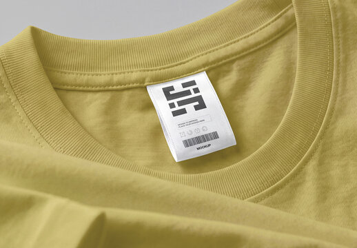Cloth Label Tag Mockup