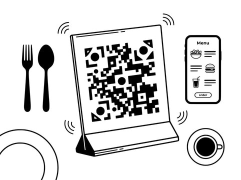 Contactless Restaurant Menu with QR Inspired Digital Ordering