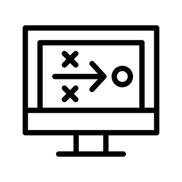 Strategy Icon Vector Symbol Design Illustration