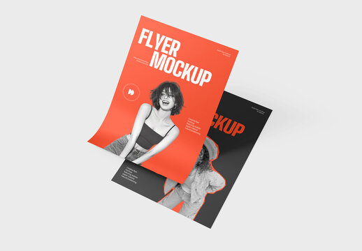 Flyer Poster Mockup Set