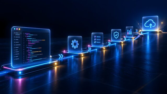 Continuous Integration And Deployment DevOps Pipeline Workflow