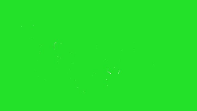Film dust and heavy grain texture overlay on green screen. Flim Rolling green Screen with dust and scratches. Film Efect, Stop Motion vintage black film grain texture with dust and scratches,