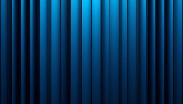 Abstract Deep Blue Vertical Striped Gradient Background Texture