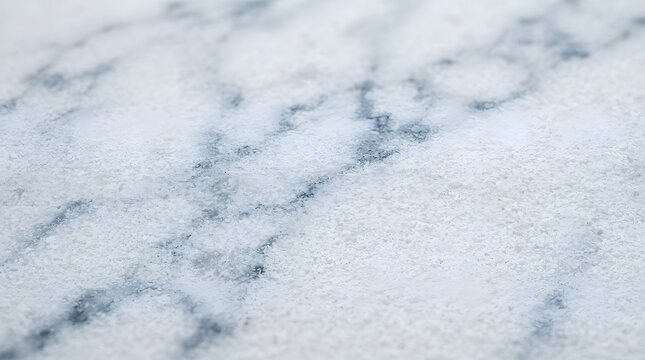 Animal paw prints in snow