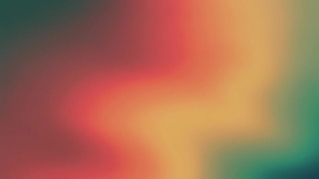サーモグラフィーのように色が移ろうレトロなグラデーション