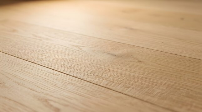 Light wooden floor with subtle grain lines