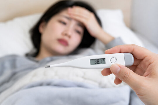 high fever patient