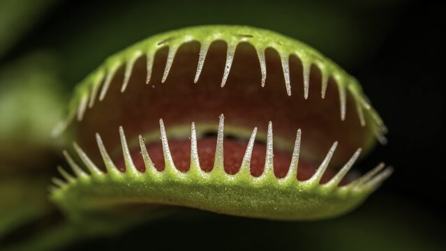 Venus Flytrap Open Jaw Macro