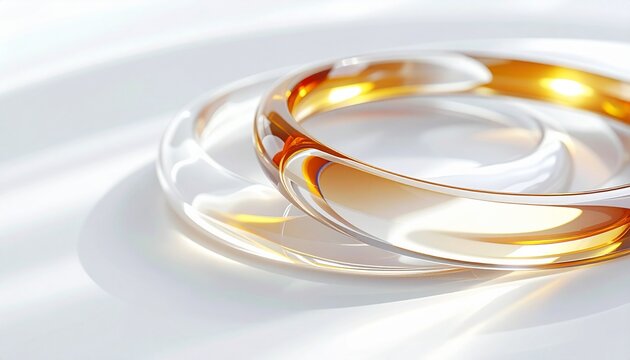 orange and white rings