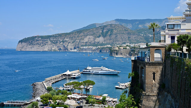 Gulf of Naples in Sorrento, Detail in Early Summer