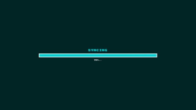 Progress bar digital background suitable for software designs, screens, and displays. Horizontal orientation adds a sleek and modern touch.