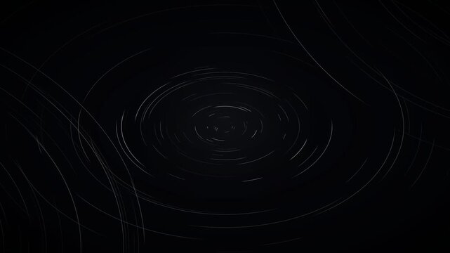 Subtle concentric ripples ripple outward across a dark surface, creating an immersive sense of depth and mystery that captivates viewers immediately upon seeing the gentle visual patterns