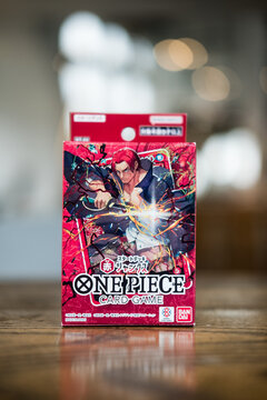 Bangkok, Thailand - 26 September 2026 : A Box Of ONE PIECE Card Game