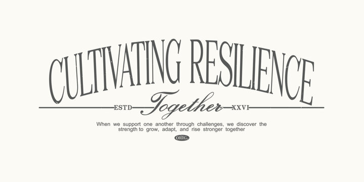 Retro typography college varsity motivational quote slogan print for graphic tee t shirt or sweatshirt - Vector
