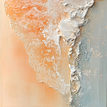Abstract Artwork with Vibrant Colors and Textures