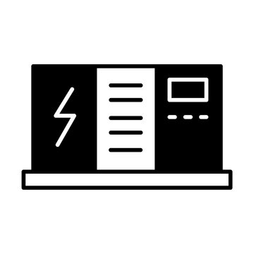 Electrical distribution panel icon