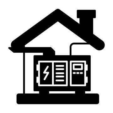 Generator house icon