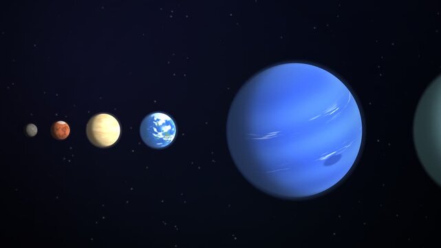 Solar System Planets Size Comparison Scale Reveal