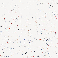 Obraz premium Terrazzo gestuft Marineblau & Zimtrot nahtlos creme