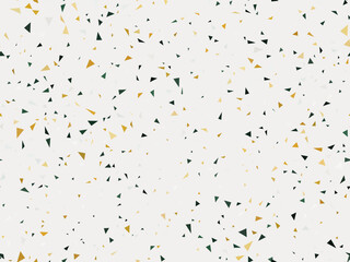Obraz premium Terrazzo Nester Ocker & Fichtengrün nahtlos creme