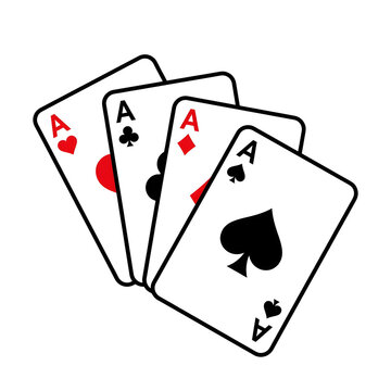 Four Aces Playing Cards