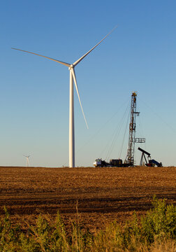 Wind farm in Northern Colorado