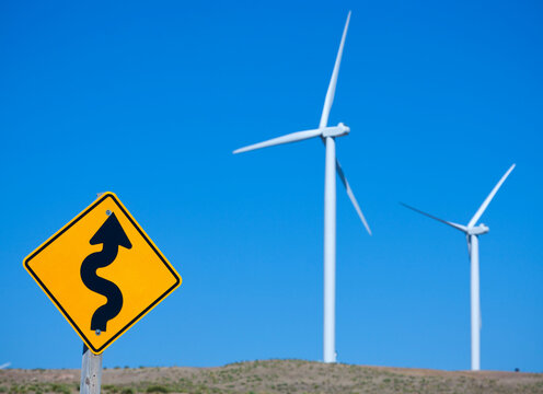 Wind farm in Northern Colorado