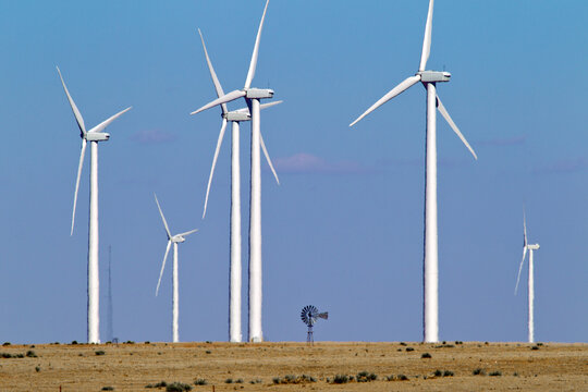 Wind farm in Northern Colorado