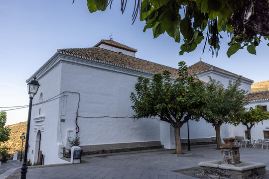 Church of Our Lady of the Rosary in Bubi&oacute;n, in the Alpujarra region of Granada, Andalusia, Spain