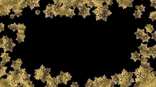 Christmas Frame Snowflakes