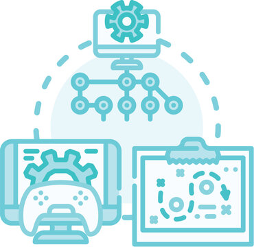 Product development process illustrating various stages including idea generation, design, protection, and analysis, identifying potential roadblocks and solutions