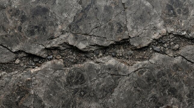 Seamless grey stone background with natural cracks