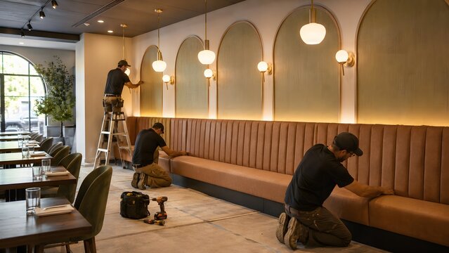Restaurant Booth Renovation