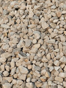 Small Irregular Gravel Stones Creating a Natural Earthy Background