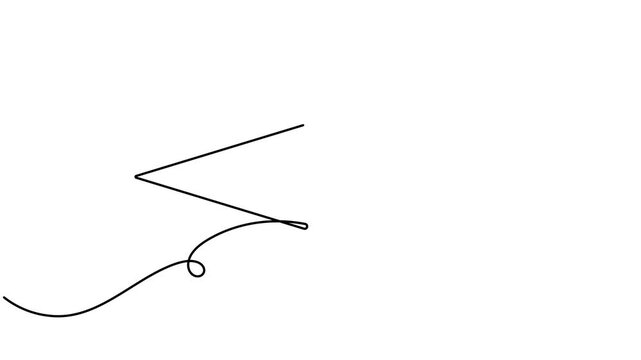 Modern angle bracket frame icon sign continuous one line drawing on white background single art minimalist monoline concepts for language syntax symbol animation video