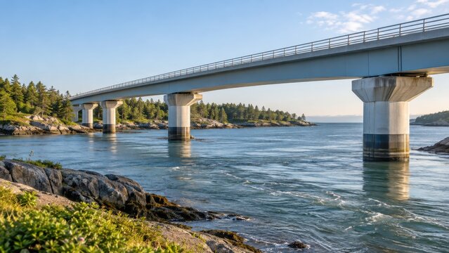 coastal infrastructure withstands changing water and weather