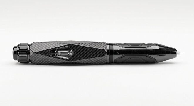 Abnehmspritze. Weight-loss injectoion. Premium Design Medikamenten Pen f&uuml;r Gewichtsreduktion und medizinische Vorsorge. Vorlage Werbedesign. Muster Spritze. Pr&auml;sentation Werbung.