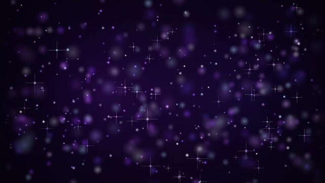 Sparkling particle motion graphic background animation with shimmering lights creating an elegant fes