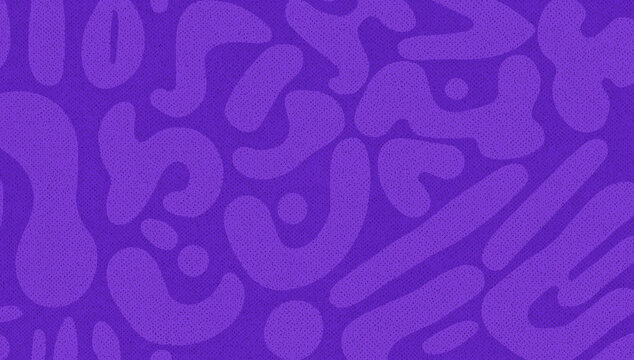 background Purple abstract pattern with organic fluid shapes