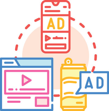 Person optimizing online video advertising with a digital content player displaying advertisements and a targeted marketing strategy through web banners